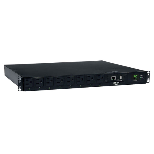 Tripp Lite PDUMH15ATNET power distribution unit (PDU) 8 AC outlet(s) 1U Black