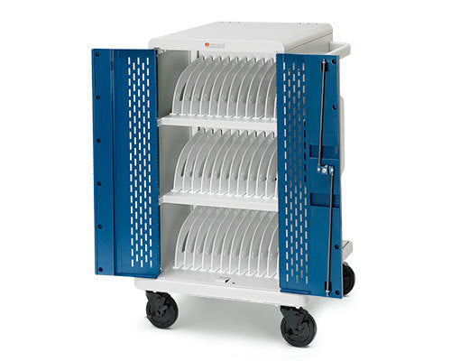 CORE36MS-90D - Bretford ELECTRICAL OUTLETS TURNED 90 DEGREES TO ACCOMMODATE LARGER DEVICE PLUGS. FRONT A