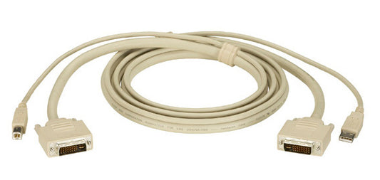 Black Box DVI/USB 4.57m KVM cable Beige 179.9" (4.57 m)