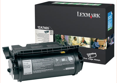 12A7610 Toner black, 32K pages @ 5% coverage