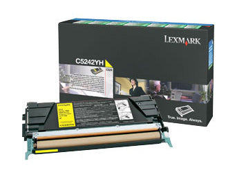 Lexmark C5246YH toner cartridge Original Yellow 1 pcs