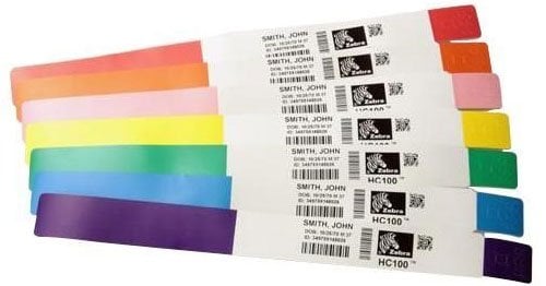WRISTBAND, POLYPROPYLENE, 1X11IN (25.4X279.4MM); DIRECT THERMAL, Z-BAND DIRECT,