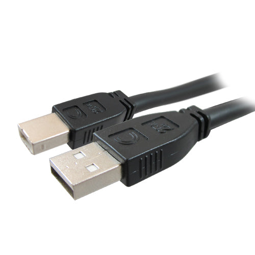 USB2-AB-25PROA - Comprehensive 25FT USB ACTIVE A TO B M/M PRO