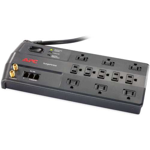 APC PERFORMANCE SURGEARREST 11 OUTLET WITH PHONE (SPLITTER) AND COAX PROTECTION,