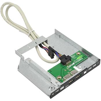 MCP-220-00087-0B - Supermicro SPARE PARTS-1, BLACK USB TRAY FOR SLIM DVD BAY