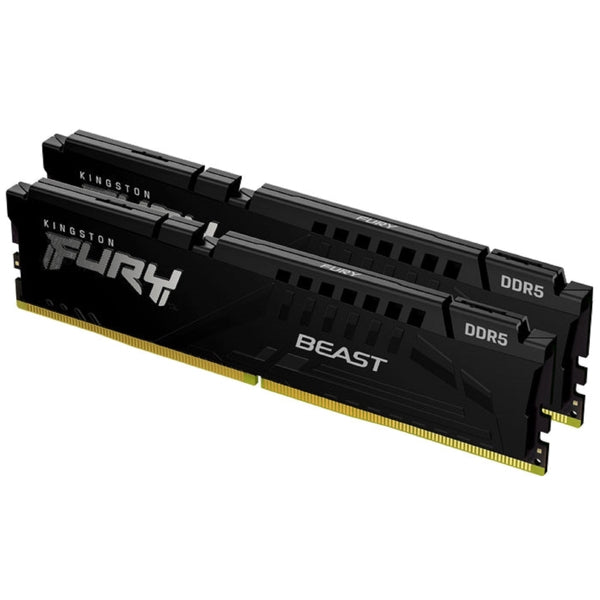 KF552C40BWAK2-32 - Kingston FURY Beast RGB 32GB 2x16GB DDR5-5600 CL40 White Desktop Memory Kit