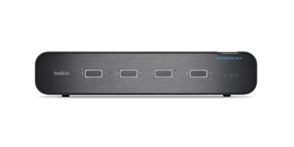 BELKIN 4-PORT DUAL HEAD DP/HDMI TO DP/HDMI VIDEO SECURE DESKTOP KVM SWITCH PP4.0