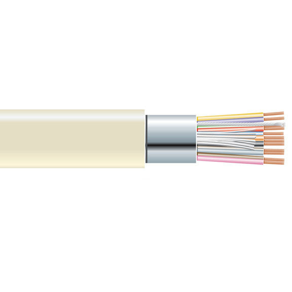 RS-232 BULK SERIAL CABLE - SHIELDED, PVC, 12-CONDUCTOR, 500-FT. (152.4-M), GSA,