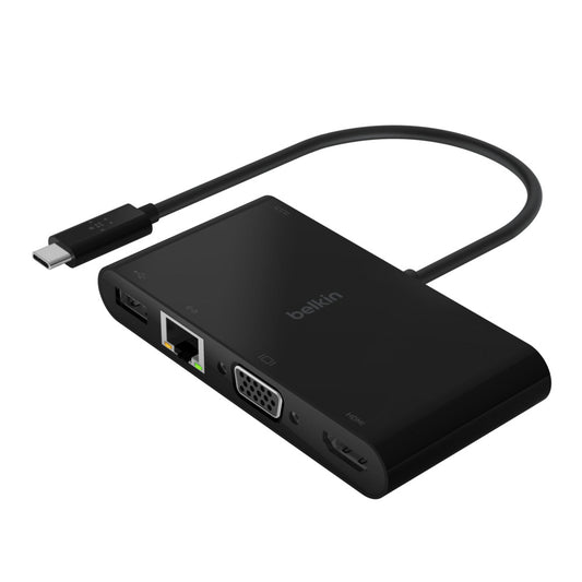 Belkin AVC004BK-BL notebook dock/port replicator Wired Black