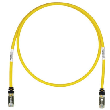 Panduit Cat6A S/FTP RJ45 networking cable Yellow 196.9" (5 m) S/FTP (S-STP)