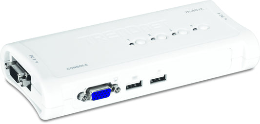 TK-407K - Trendnet 4-PORT USB KIT (INCLUDE 4 X KVM CABLES)