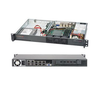 SYS-5018A-TN7B - Supermicro SUPER SERVER-INTEL, CSE-510-203B, A1SRM-LN7F-2758, BLACK