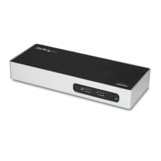 StarTech.com DK30ADD notebook dock/port replicator Wired USB 3.2 Gen 1 (3.1 Gen 1) Type-B Black, Silver