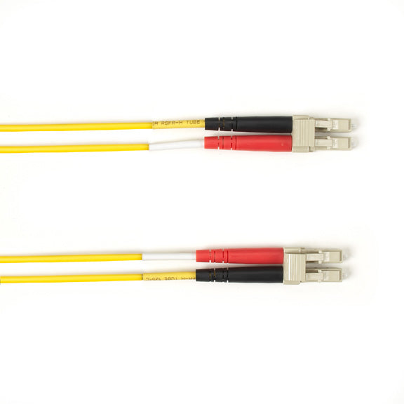 Black Box FOCMRM4-030M-LCLC-YL fiber optic cable 1181.1" (30 m) LC OFNR OM4 Yellow
