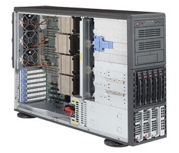 SYS-8048B-TR3F - Supermicro SUPER SERVER-INTEL, X10QBL, CSE-748TQ-R1K43B (4-WAY BRICKLAND EX, SATA), BLACK