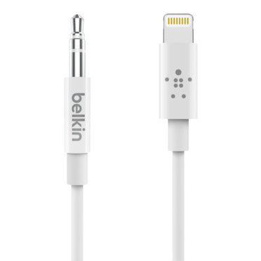 Belkin AV10172BT03-WHT audio cable 3.5mm Lightning White