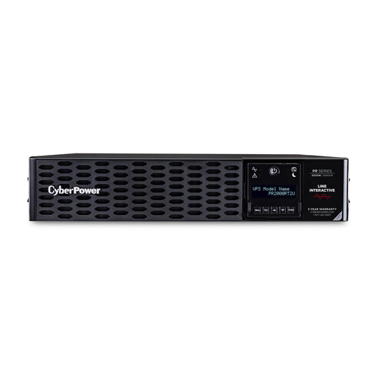 CyberPower PR2000RT2U uninterruptible power supply (UPS) Line-Interactive 2 kVA 2000 W 8 AC outlet(s)