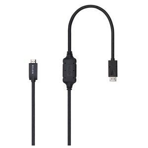 Belkin F2CD001B06-E video cable adapter 70.9" (1.8 m) DisplayPort HDMI Black