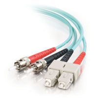 C2G 2M SC-ST 10GB 50/125 OM3 DUPLEX MULTIMODE FIBER OPTIC CABLE (TAA COMPLIANT)