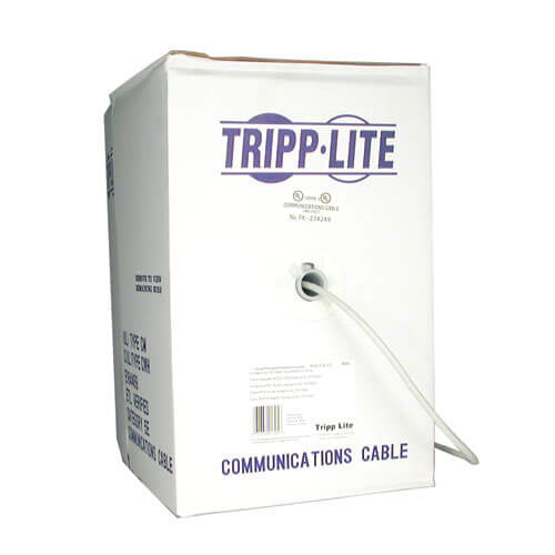 Tripp Lite N020-01K-GY networking cable Gray 12000" (304.8 m) Cat5e