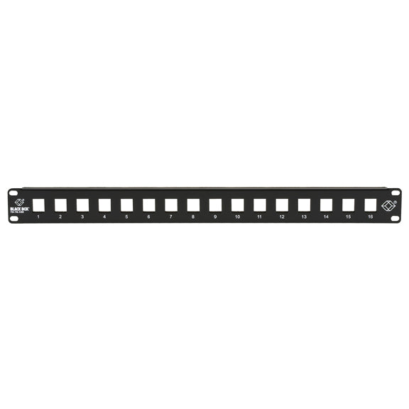 MULTIMEDIA PATCH PANEL - 1U, 16-PORT, GSA, TAA