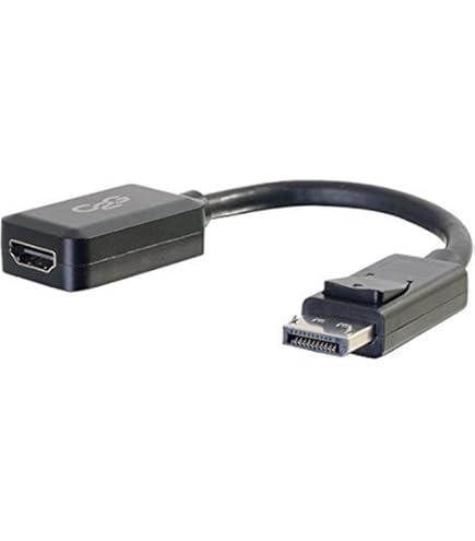 54332 - C2G 6FT DISPLAYPORT&TRADE MALE TO VGA MALE ACTIVE ADAPTER CABLE - BLACK (TAA COMPLIANCE)