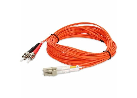 C2G 2m LC/ST Plenum-Rated 9/125 Duplex Single-Mode Fiber Patch Cable fiber optic cable 78.7" (2 m) Red