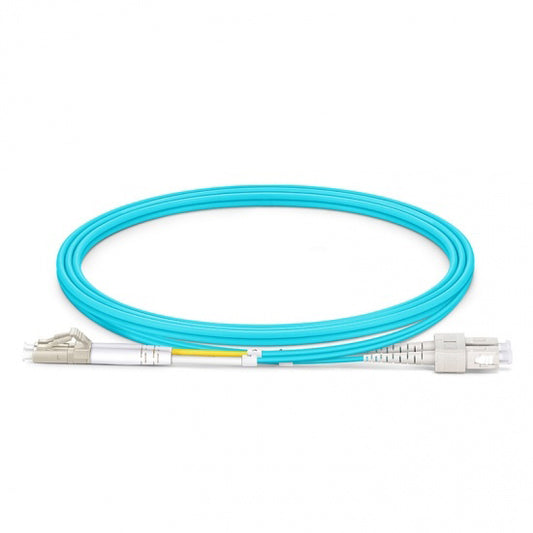 C2G 10m USA 10Gb LC/SC Duplex 50/125 Multimode Fiber Patch Cable fiber optic cable 393.7" (10 m) White