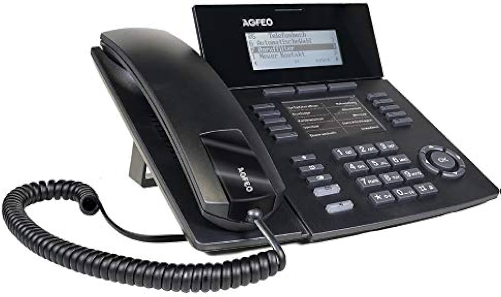 6101728 - Agfeo ST 54 IP SENSORfon Black IP Phone