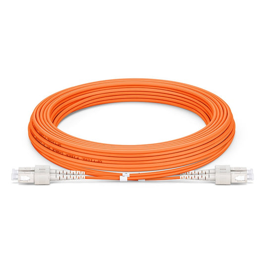 C2G 15m SC/SC Plenum-Rated Duplex 50/125 Multimode Fiber Patch Cable fiber optic cable 590.6" (15 m) Orange