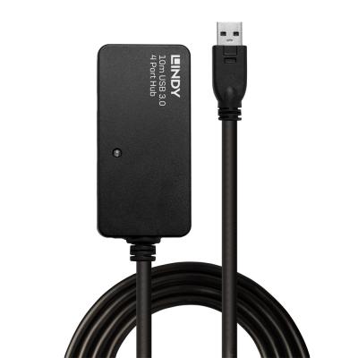 43159 - Lindy 10m USB 3.0 Active Extension Pro Hub