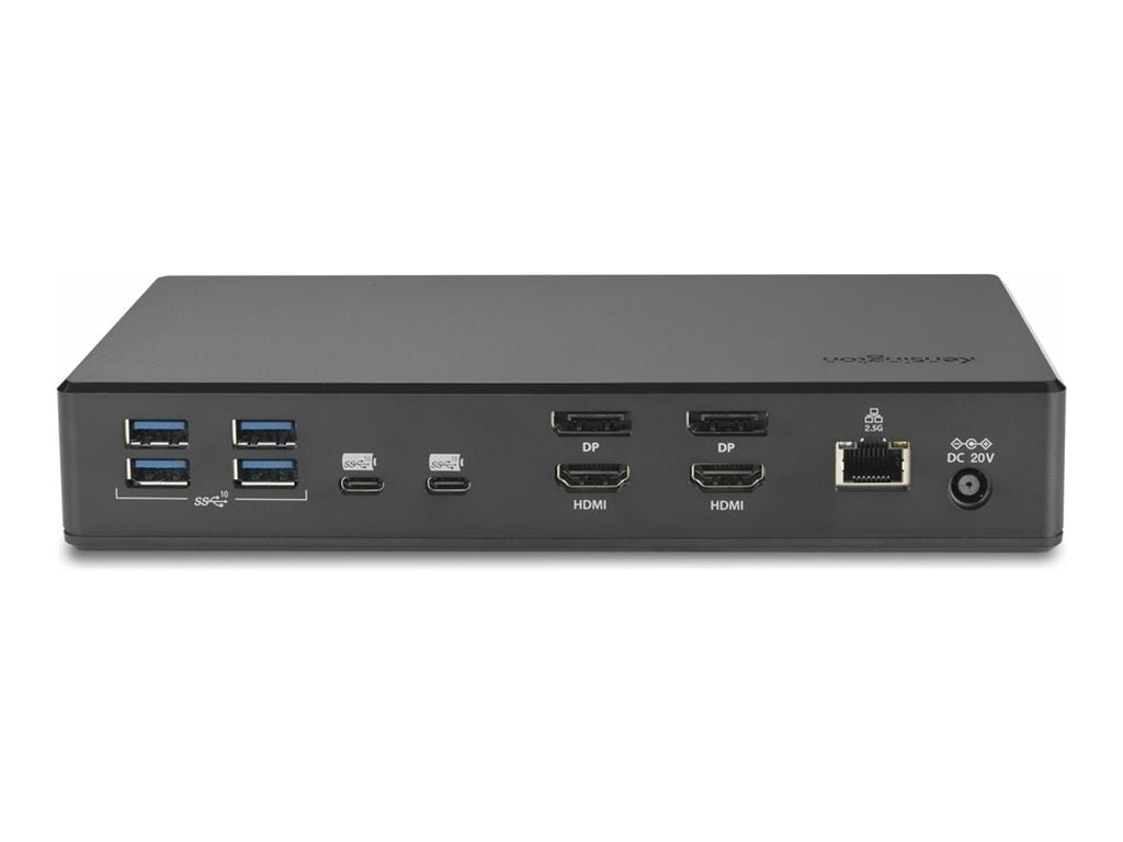 K34113NA - Kensington SD4880P USB-C 10Gbps Quad Video 17-in-1 Driverless Dock