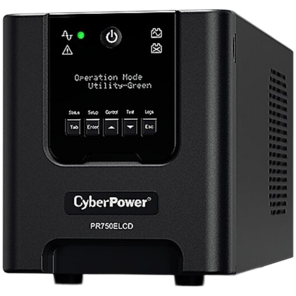 PR750ELCD - CyberPower 750VA 675W Pure Sine Wave Line-Interactive UPS