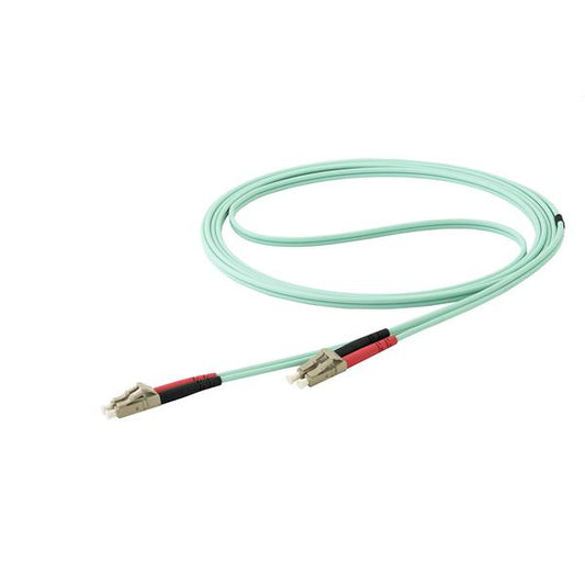 LC TO LC MULTIMODE DUPLEX FIBER OPTIC PATCH CABLE CONNECTS WITH SFP+ AND QSFP+ T