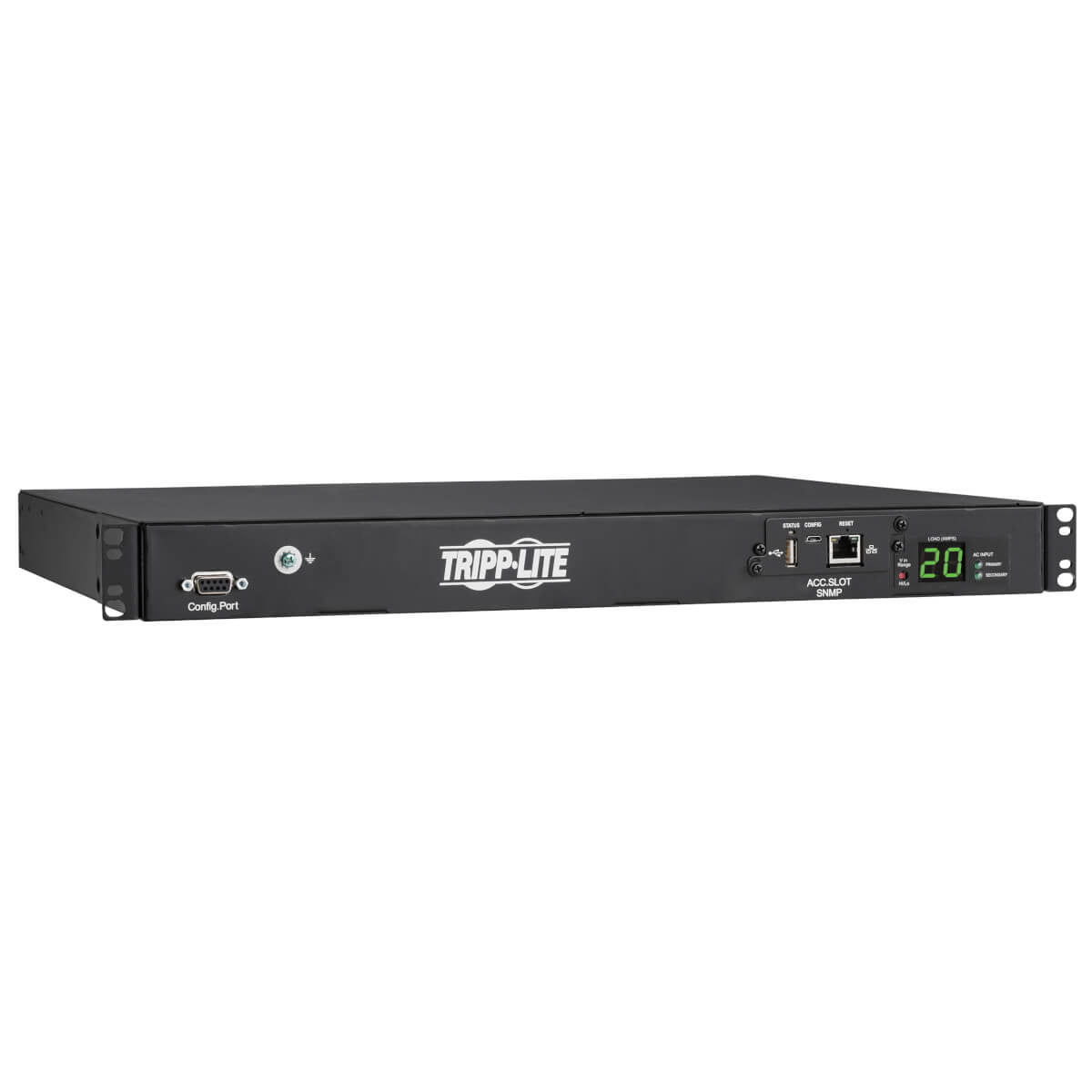 Tripp Lite PDUMNH20HVAT1 power distribution unit (PDU) 10 AC outlet(s) 1U Black