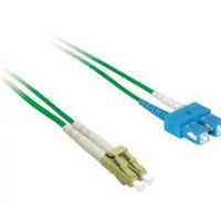 C2G 10m LC/SC Plenum-Rated 9/125 Duplex Single-Mode Fiber Patch Cable fiber optic cable 393.7" (10 m) Green