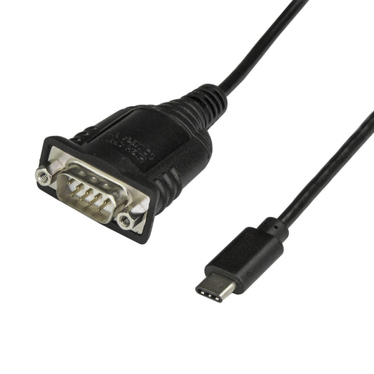 16IN USB-C TO SERIAL ADAPTER CONVERTER CABLE RS232 DB9 - 921.6 KBPS BAUD - 512 B