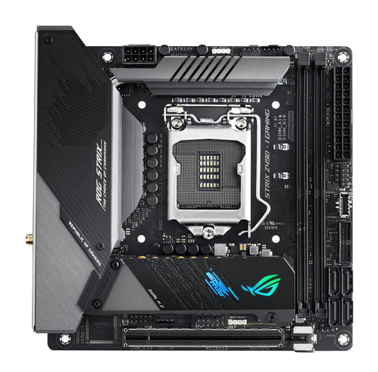 ROG STRIX Z490-I GAMING(WIFI 6)  Z490 LGA 1200 (INTEL 10TH GEN) MINI- ITX GAMING