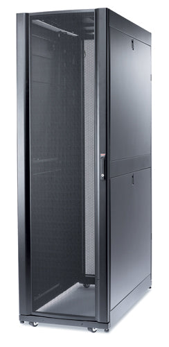NETSHELTER SX 42U 600MM WIDE X 1200MM DEEP ENCLOSURE WITH SIDES BLACK -2000 LBS.