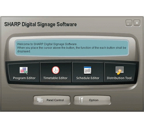 Sharp PN-SV01 presentation software