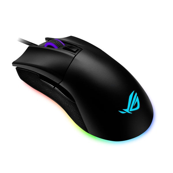 ROG GLADIUS II ORIGIN WIRED USB OPTICAL ERGONOMIC FPS GAMING MOUSE FEATURIN