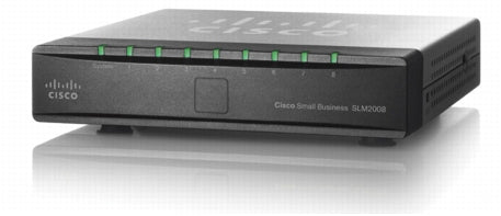 Cisco SLM2008T-EU network switch Managed L2 Gigabit Ethernet (10/100/1000) Black
