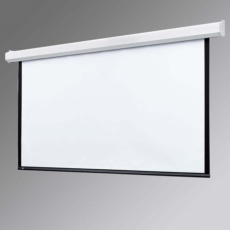 116338L - Draper TARGA, 14 X 14, AV, MATT WHITE XT1000E, 110 V, WITH LOW VOLTAGE CONTROLLER