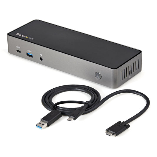 StarTech.com DK31C3HDPD notebook dock/port replicator Wired USB 3.2 Gen 2 (3.1 Gen 2) Type-C Black, Gray