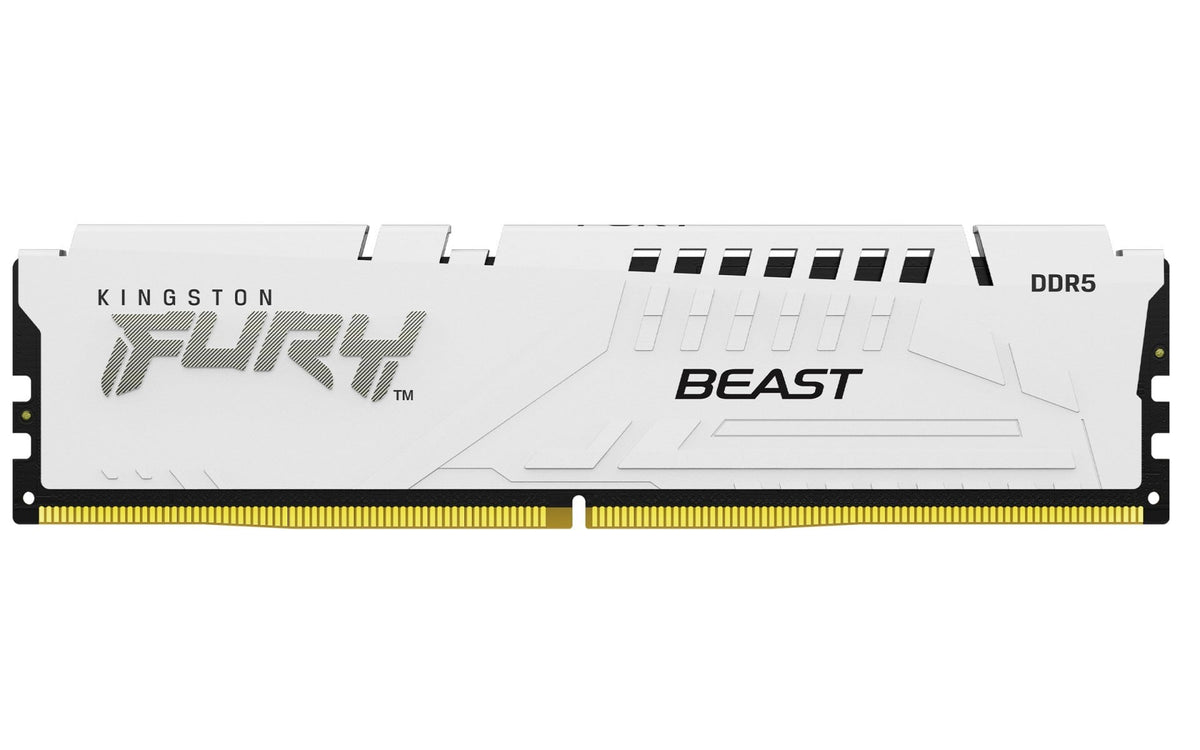 KF552C40BWK2-32 - Kingston FURY Beast White 32GB 2 x 16GB DDR5-5200 CL40 Desktop Memory Kit