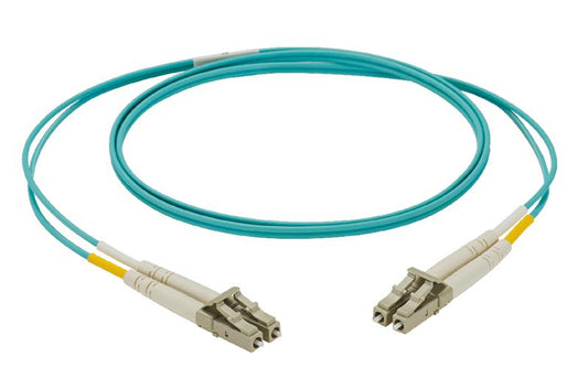 Panduit NKFPZ22LLLSM015 fiber optic cable 590.6" (15 m) LC OM4 Aqua color