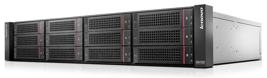 Lenovo ThinkServer SA120 disk array Rack (2U) Black, Silver