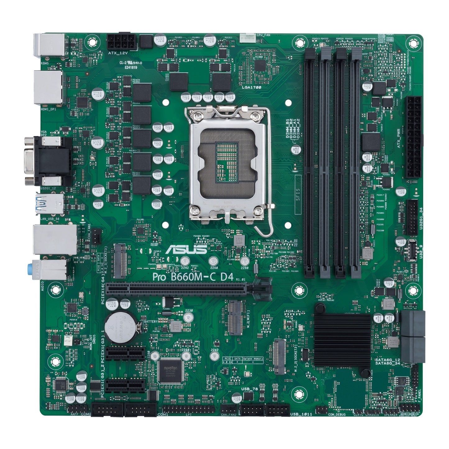 ASUS PRO B660M-C D4-CSM Intel B660 LGA 1700 micro ATX