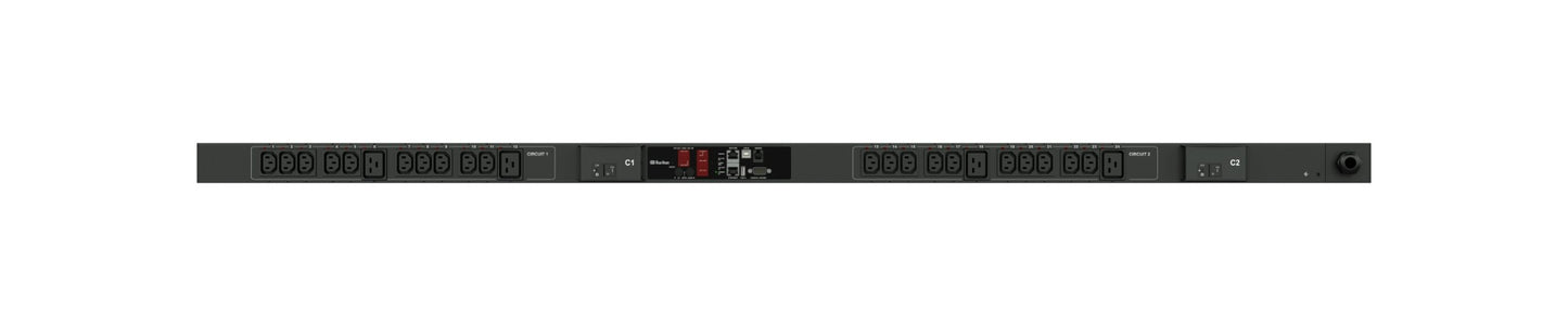 1PH, 208V AC, 30A (24A RATED); 24 OUTLETS: 21X C13, 3X C19; PLUG: NEMA L6-30P (B
