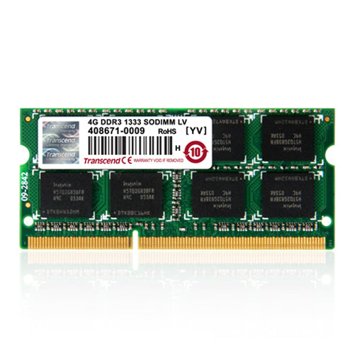 TS512MSK64V6N - Transcend 4GB DDR3 1600 SODIMM 2RX8